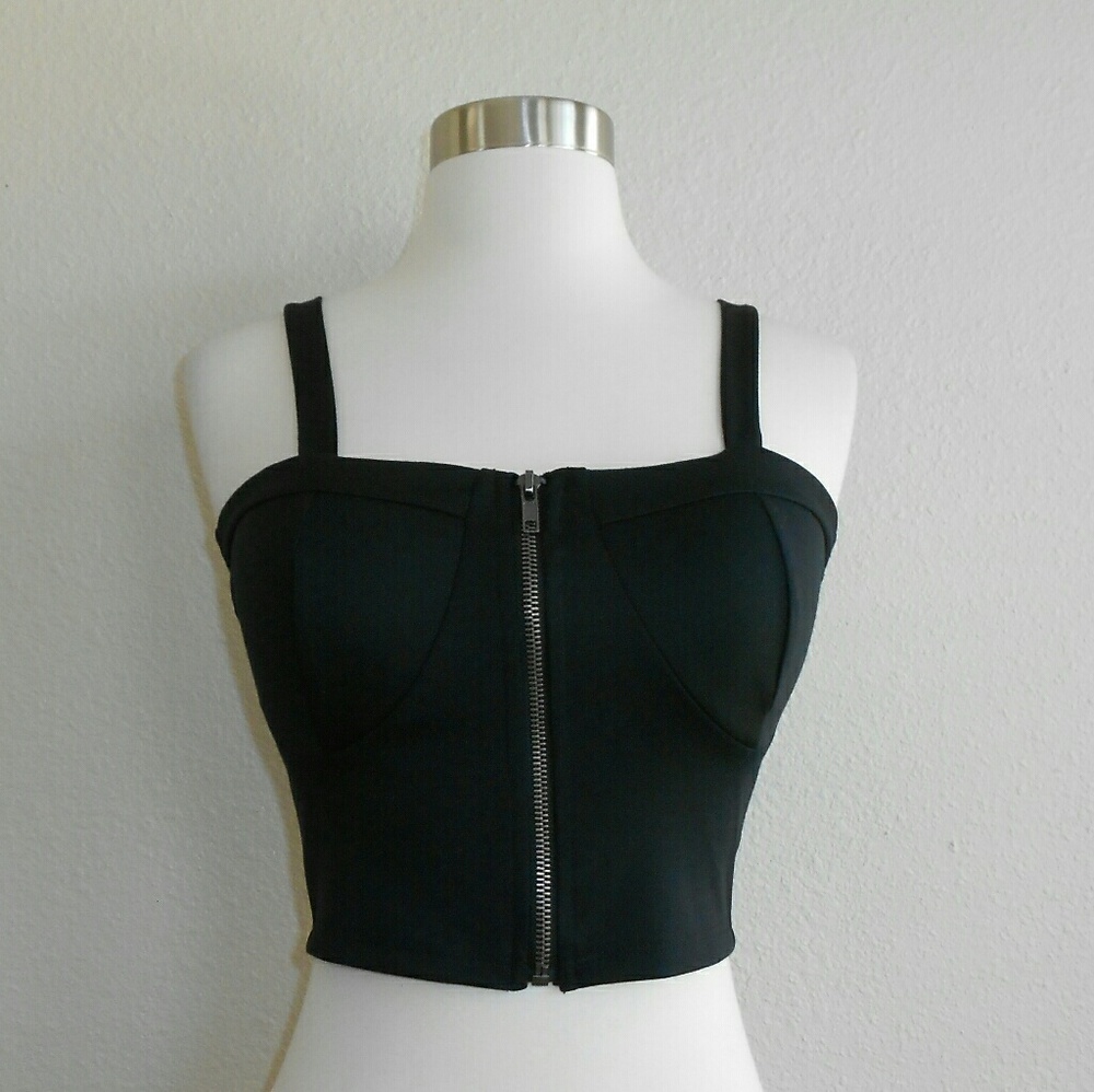 Adorable Zip Up Bustier